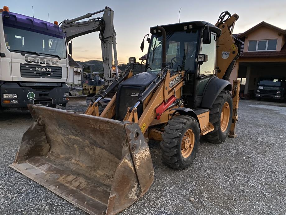 Konbinirka CASE 580 2013. joystick, 3 korpe