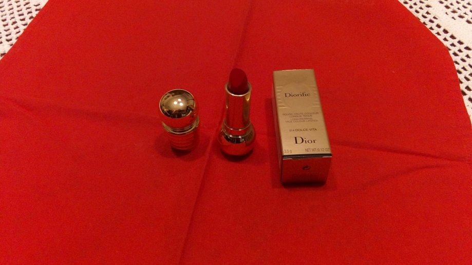 DiorDIORIFIC lipstick 014rouge Dolce Vita 3.5 g 129 kuna jeftinije!
