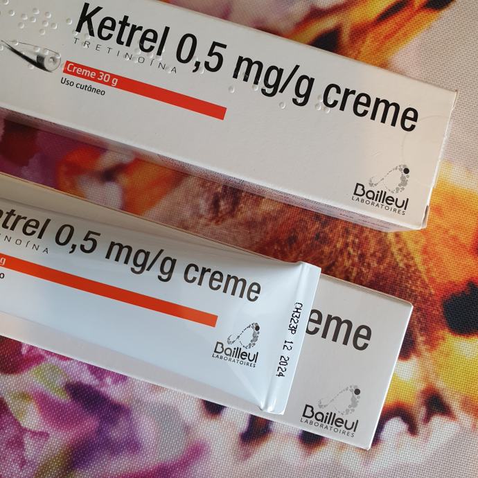 Ketrel 0,5mg tretinoin krema protiv bora, akni za mladostnu kožu
