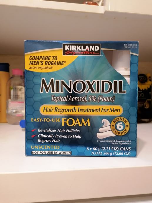 Kirkland minoxidil za rast kose ili brade