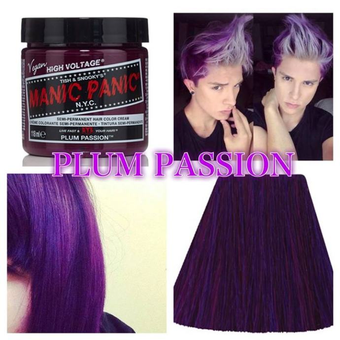 MANICPANIC Plum Passion boja za kosu — free download