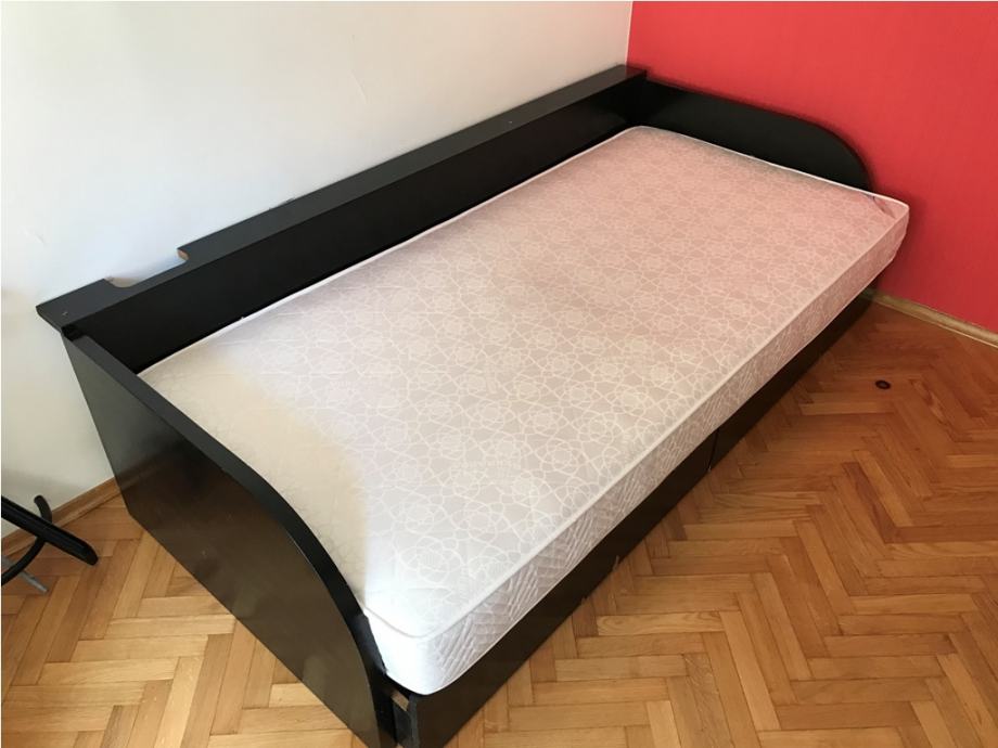 Drveni krevet / ležaj s madracem Perfekta by Bernarda 80-90 x 190cm