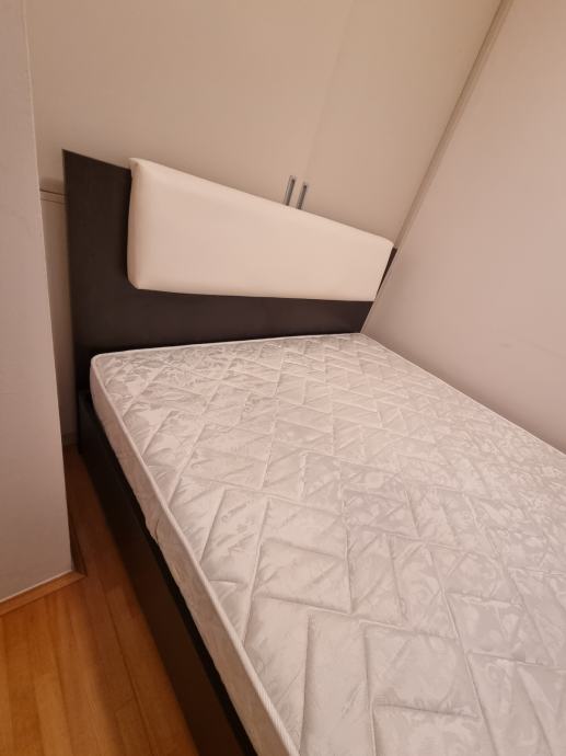 Krevet 160 x 210 cm za spavaću sobu sa zaklonicom i meh.za podizanje