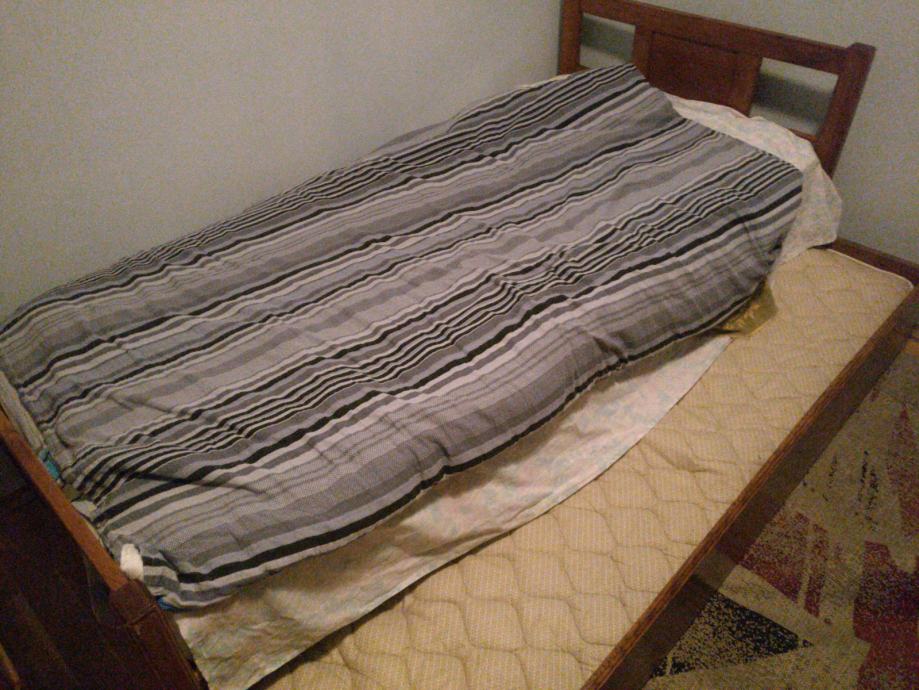 krevet hrastov 100 x 210