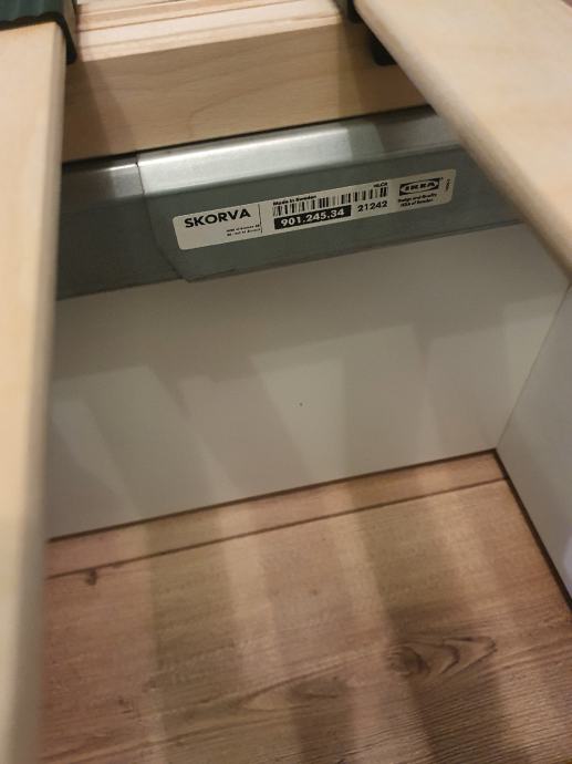 Krevet Ikea Brimnes s Jysk podnicama i Wellpur 160x200