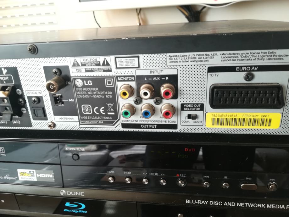 DVD Receiver LG HT502