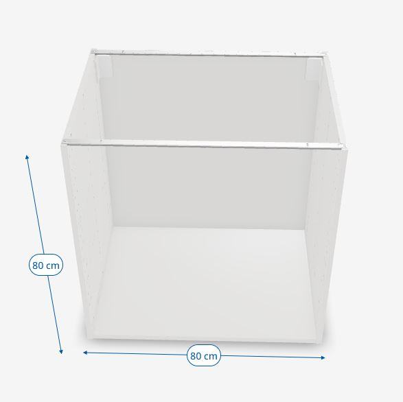 Ikea Method KORPUS okvir podnog elementa kuhinjski bijeli 80x60x80 cm