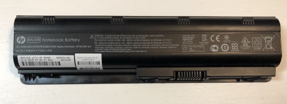 Originalna laptop baterija HP Compaq MU06 10,8V 47Wh