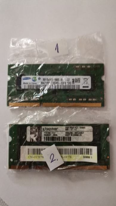 RAM DDR Memorija 2Gb za Laptop