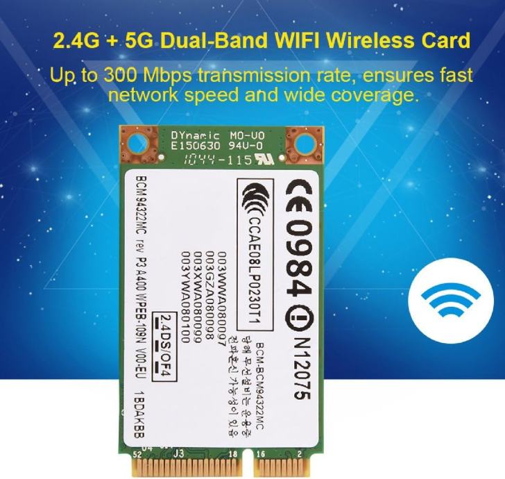 Wireless WI-FI kartica Broadcom WLAN Mini PCI Express (SPLIT)