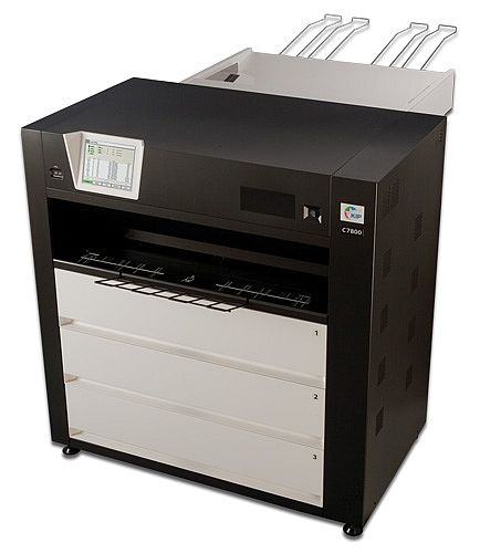 KIP C7800 sa x/y rezačem - korišteni color printer velikih formata