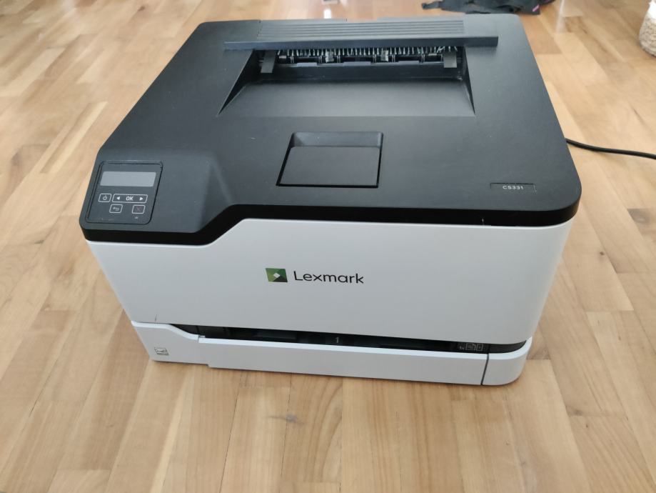 Lexmark laserski color printer CS331 - ispravan - potrošeni toneri