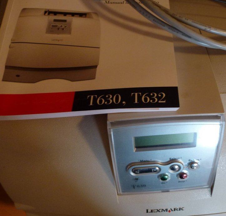 printer LEXMARK T630 laserski pisač, obostrani duplex ispis
