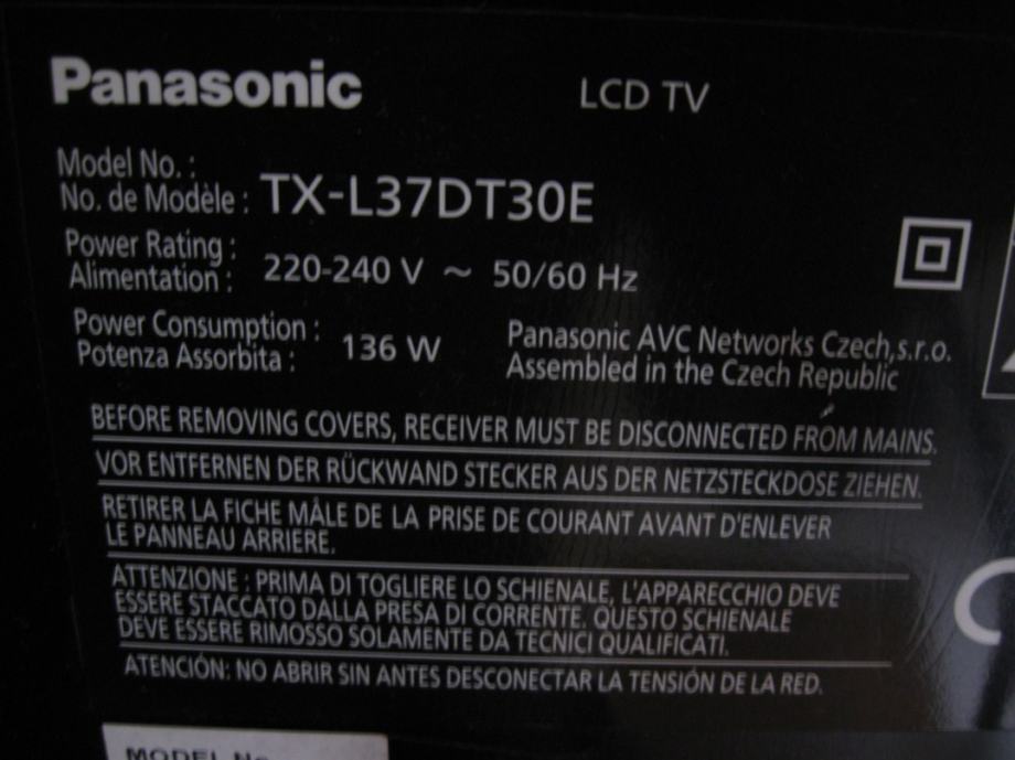 PANASONIC LCD TELEVIZOR IPS PANEL