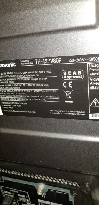 Télécommande Neuve Pour TV Panasonic TH42PV80P / TH-42PV80PA - Marque Infrashop