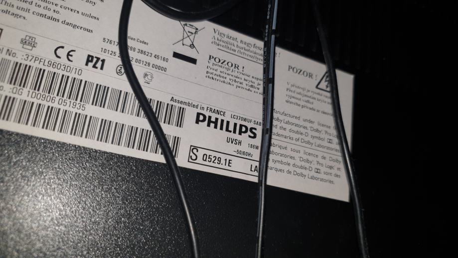 Control Remoto De Sustitución Para Philips 37PFL9603D-10 (TV