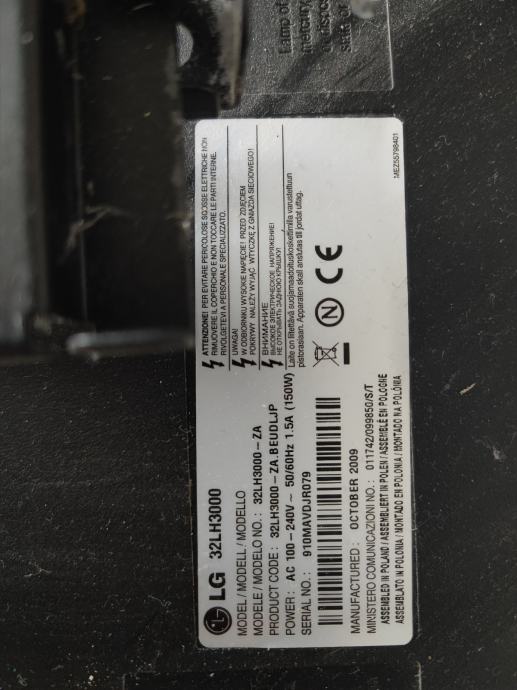 Télécommande RM-Series Pour LG 32LH3000