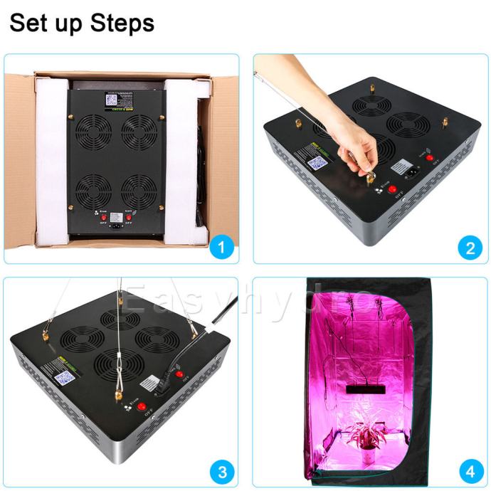 Mars Hydro II 900W LED Grow Light Indoor Veg Flower Lampa za biljke!