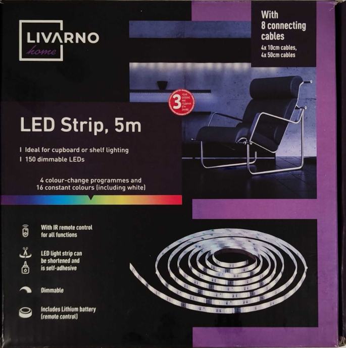 Livarno LED traka 5m + daljinski | Dekoleuchten