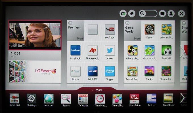 Как установить на смарт телевизоре кинопоиск. Смарт ТВ LG 2012 года. LG телевизор смарт 2012. Меню телевизора LG Smart TV Premium. Смарт ТВ телевизор LG игры.