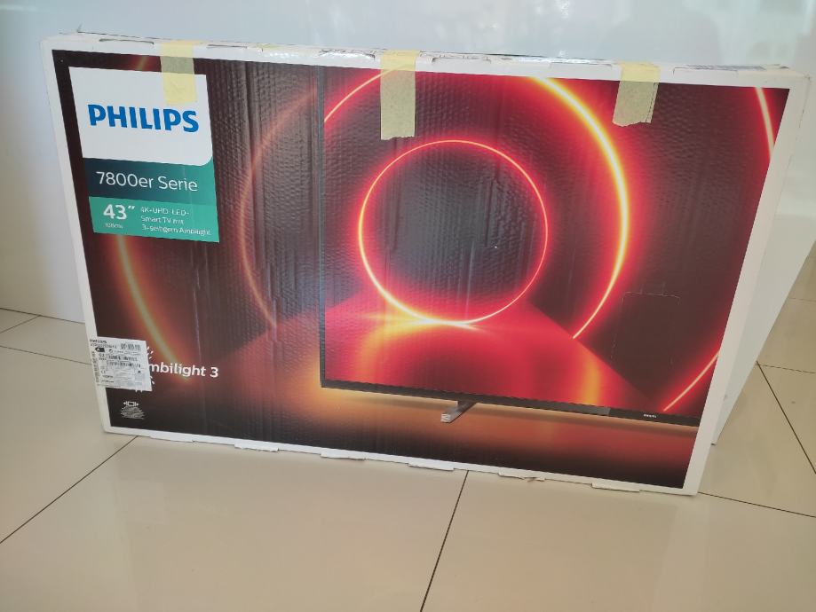 Philips 43PUS7805/12, 4K LED Smart TV Ambilight, GARANCIJA, R1račun!