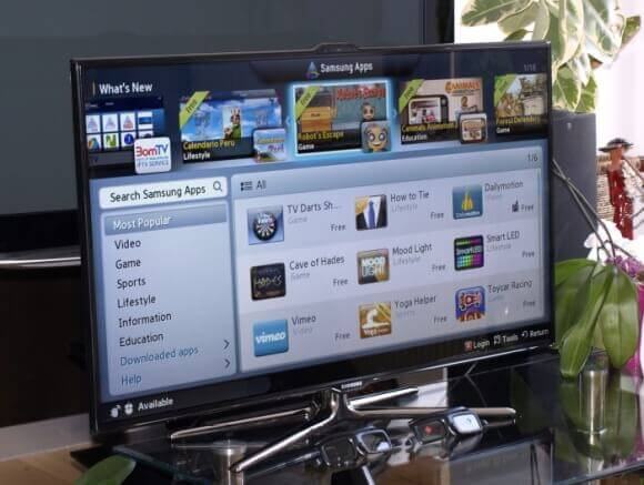 Samsung 7 Series 40" Full HD 3D Smart TV WiFi LAN USB 800 Hz Dual Core