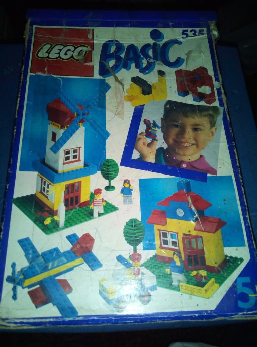 Lego Basic Building Set 535, 1990. godina