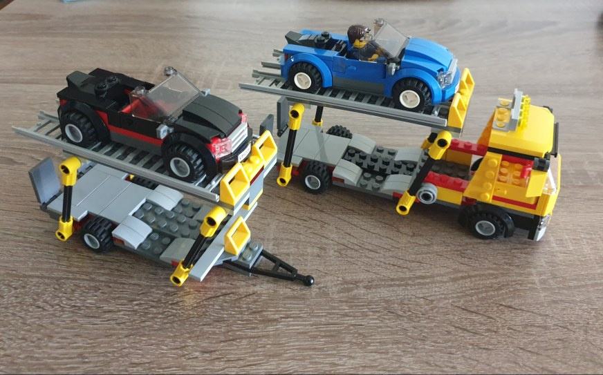 pretjeran tron Uključiti  Lego City 60060 Auto Transporter