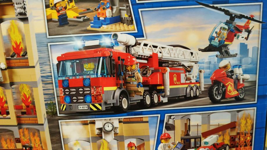 LEGO City 60216 - Downtown Fire Brigade - NOVO