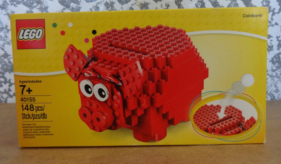 Lego kockice set 40155 Coinbank 148 komada Kasica prasica novo