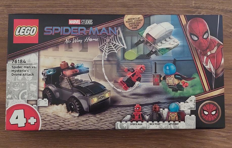 Lego Spider Man 76184 Spider-Man vs Mysterio's Drone Attack - NOVO