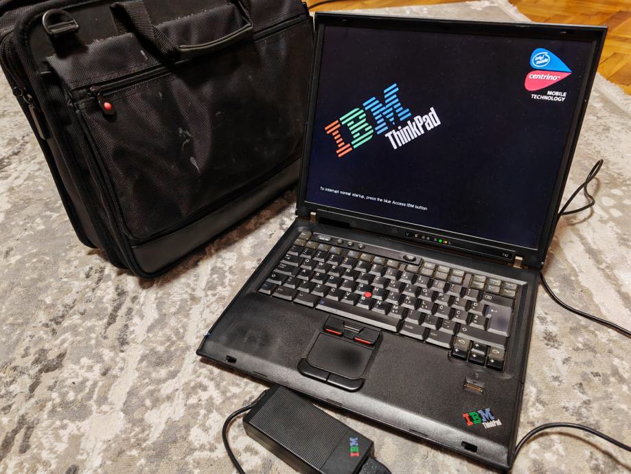 Ibm Ips IBM Thinkpad T42, IPS + torba, Retro