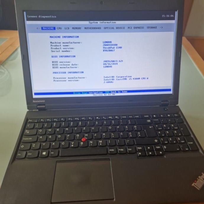 Laptop Lenovo Thinkpad L540, dostava Zagreb