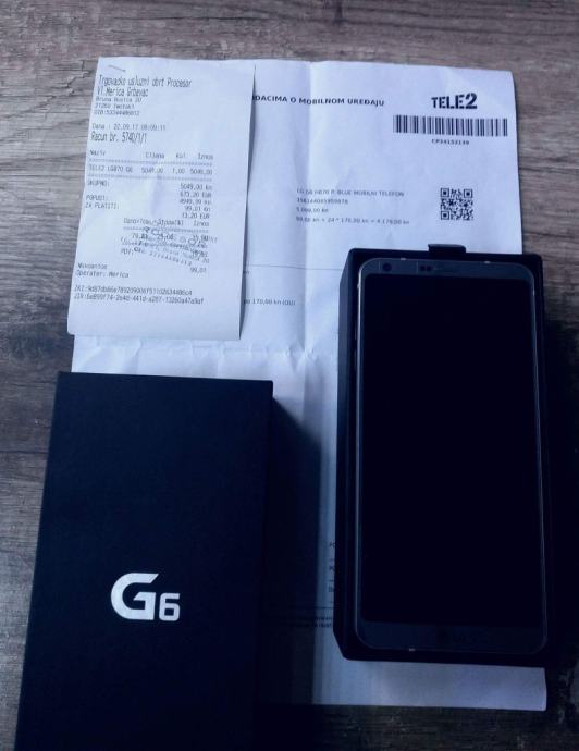 LG G6*32GB*PLATINUM*NOVO!!!
