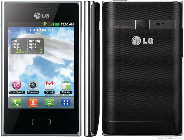 LG Optimus L3  crne boje super stanje 200kn