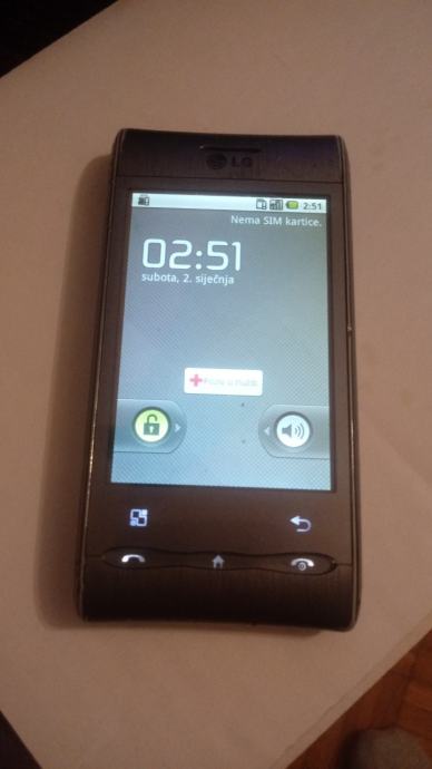 LG GT 540, android smartphone.