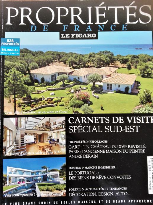 Francuske nekretnine časopis, prodaja-iznajmljivanje