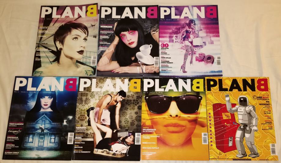 Plan B časopis - lot 7 brojeva
