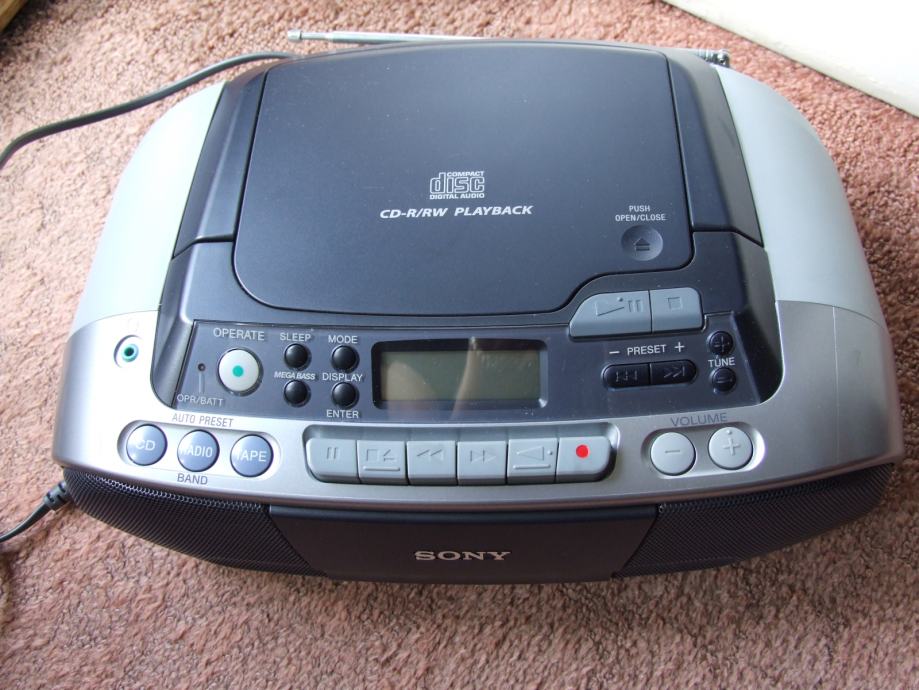 CD radio kazetofon - Sony CFD S01