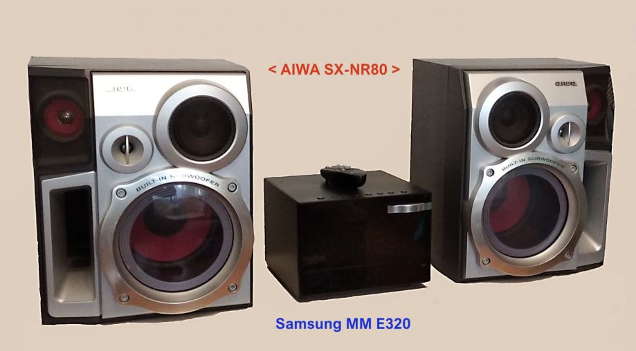 Mini linija Samsung MM-E320 + Aiwa SX-NR80 - PRODANO!