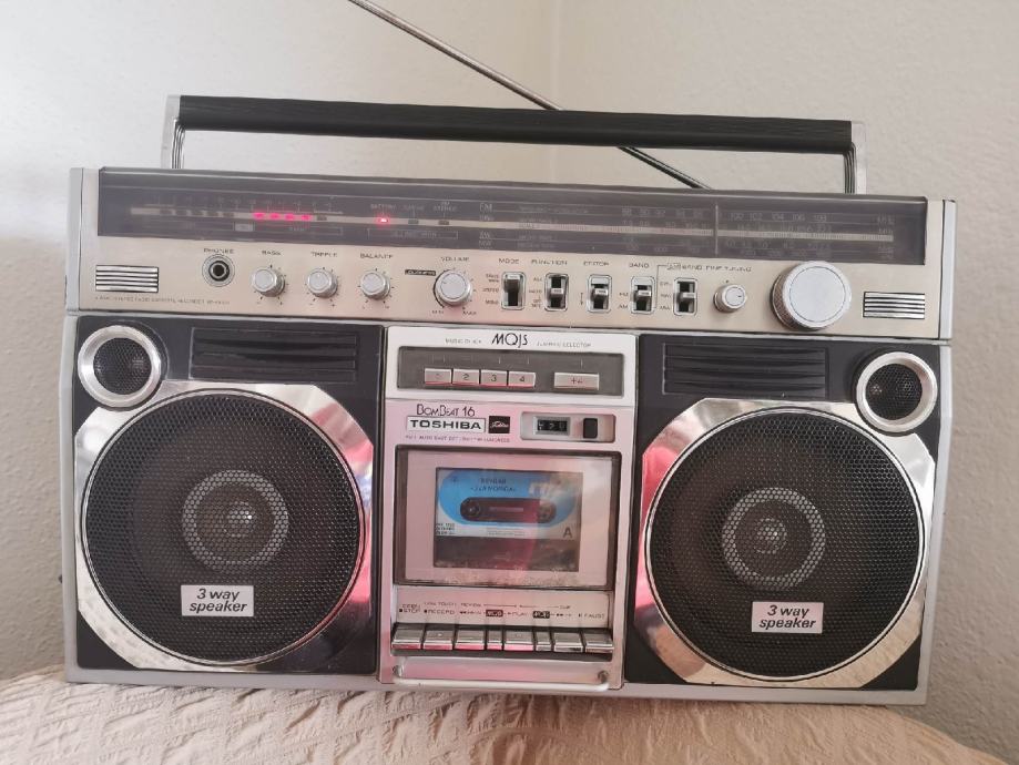 RARE Toshiba RT-8046 Boomback Ghetto Blaster Vintage 80s - Pour Pièces (HS)