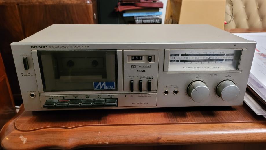 Sharp RT-10 Stereo Cassette Tape Recorder