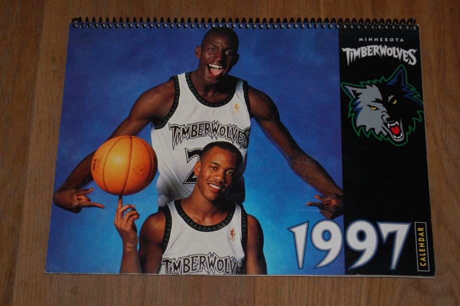 Kalendar Minnesota Timberwolves NBA Sezona 1997.