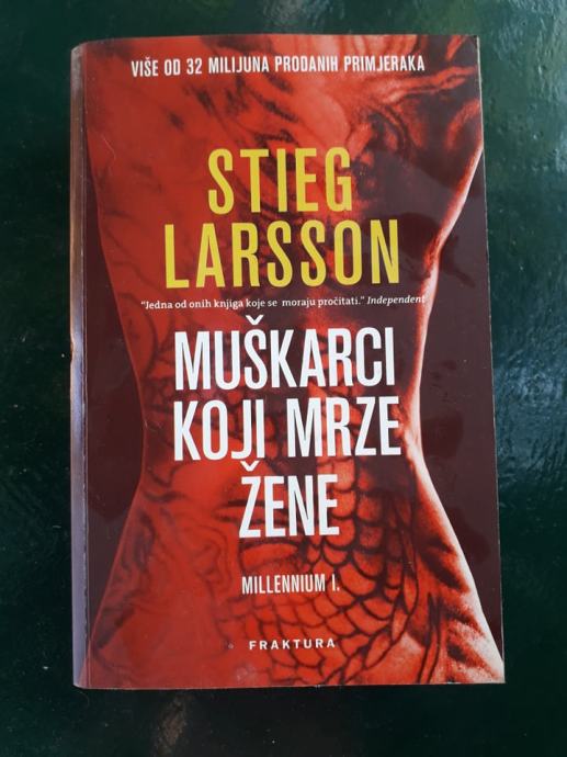 knjiga stieg larsson- muškarci koji mrze žene