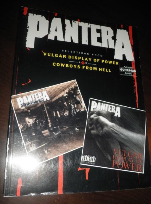 PANTERA COWBOYS FROM HELL VULGAR DISPLAY GUITAR TAB