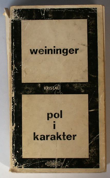 POL I KARAKTER Otto Weininger