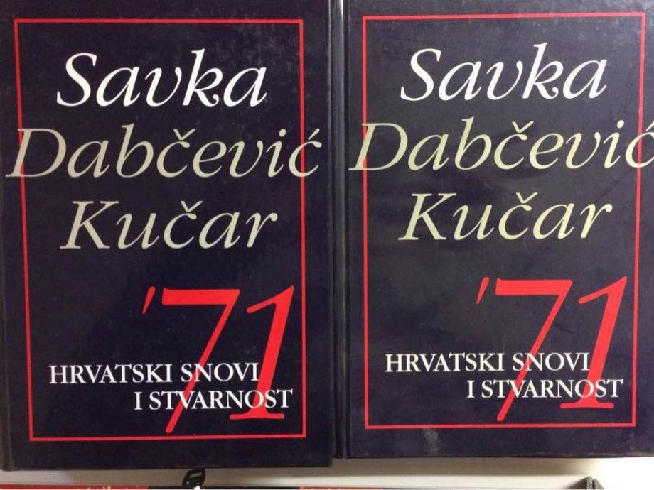 Savka Dabčević Kučar - Sniženo !