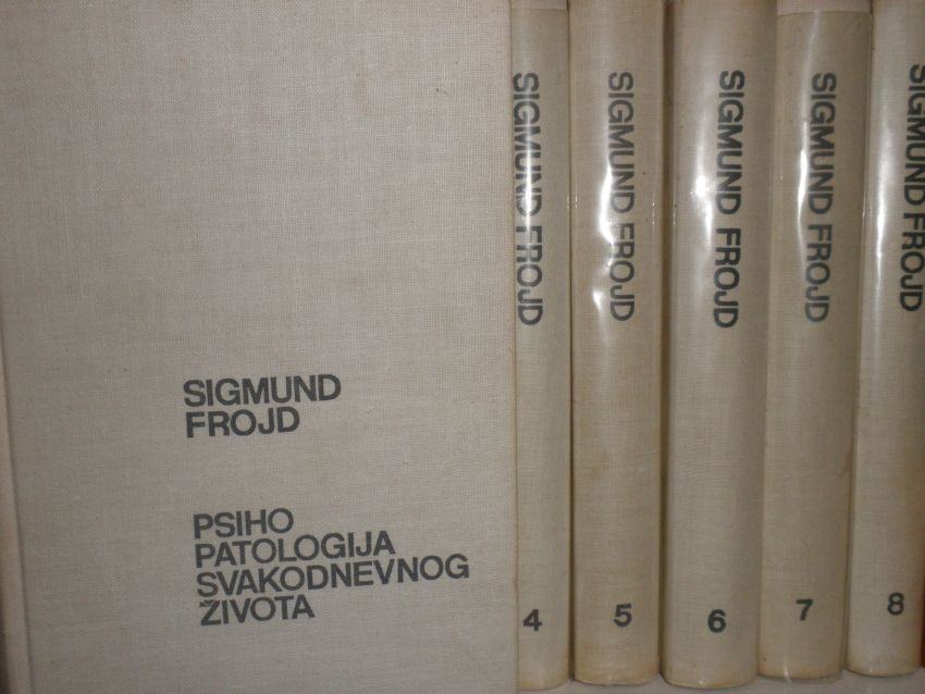 SIGMUND FREUD komplet od 8 knjiga