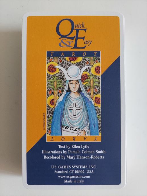 TAROT karte QUICK AND EASY TAROT Deck