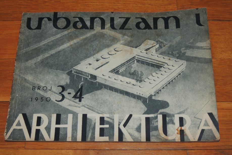Urbanizam i arhitektura 3_4 1950 Šibenik Klis Dubrovnik Slovenija...